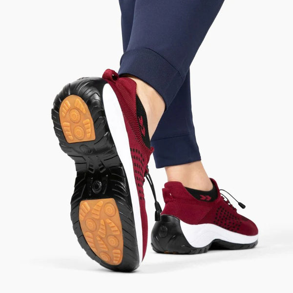 Stretch Comfort –  נעלי נוחות אורטופדיות אדום